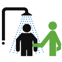 Pictogramme éviter aggravation brûlure Pictogramme éviter aggravation brûlure