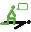 Pictogramme victime inconsciente Pictogramme victime inconsciente